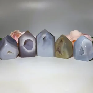 Druzy Agate Tower