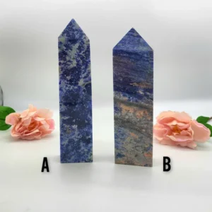 Blue Sodalite Crystal Tower
